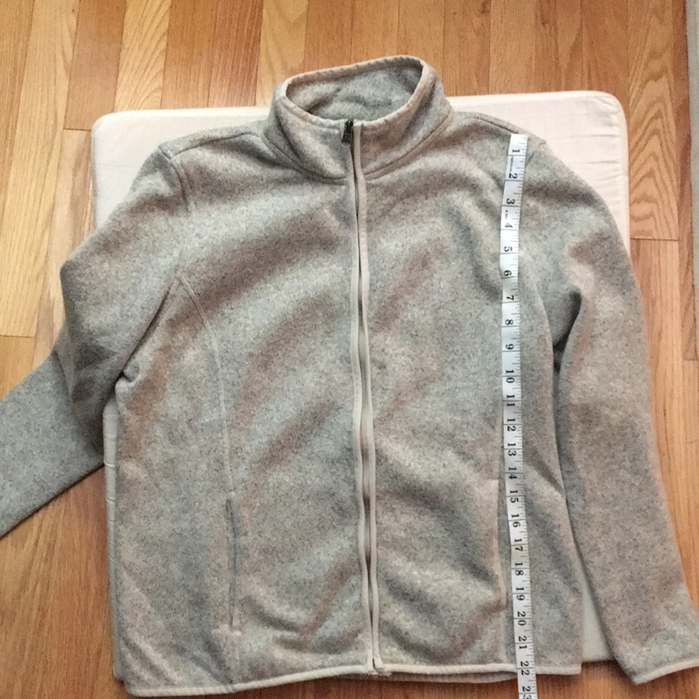 Bass Maine Oatmeal zipper sweatshirt medium GUC - Picture 8 of 10